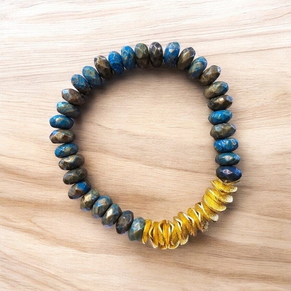 Bondhu Jewelry - Ocean Jasper Bracelet/Stocking Stuffer